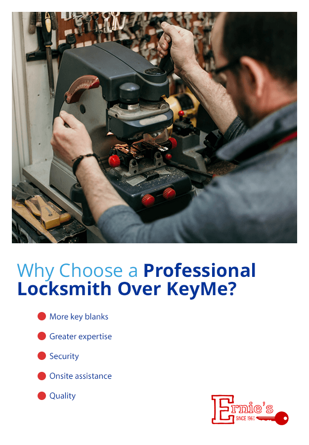 why choose a professional locksmith over keyme