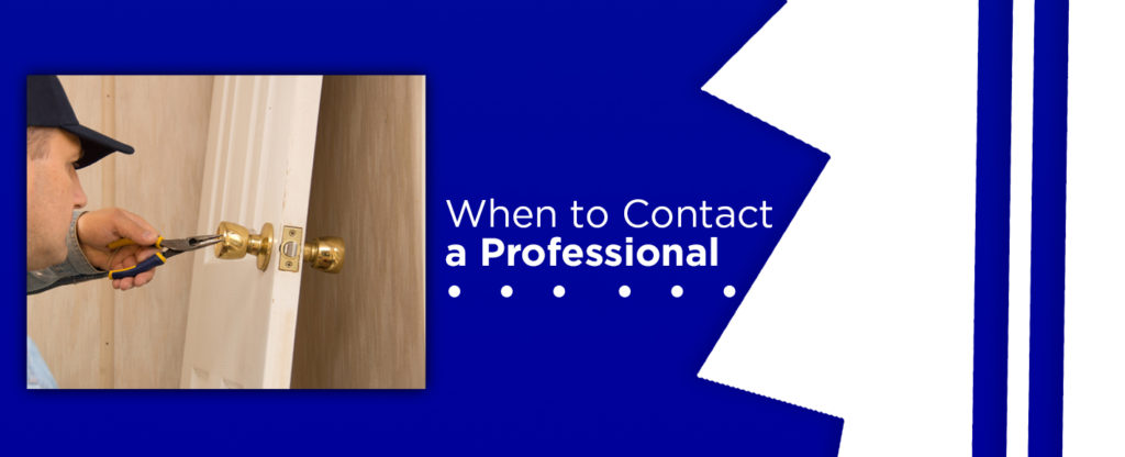 when to contact a professional