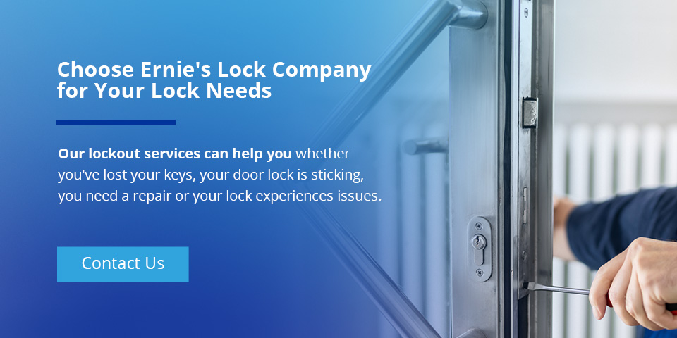 Choose Ernie's Lock Company for Your Lock Needs